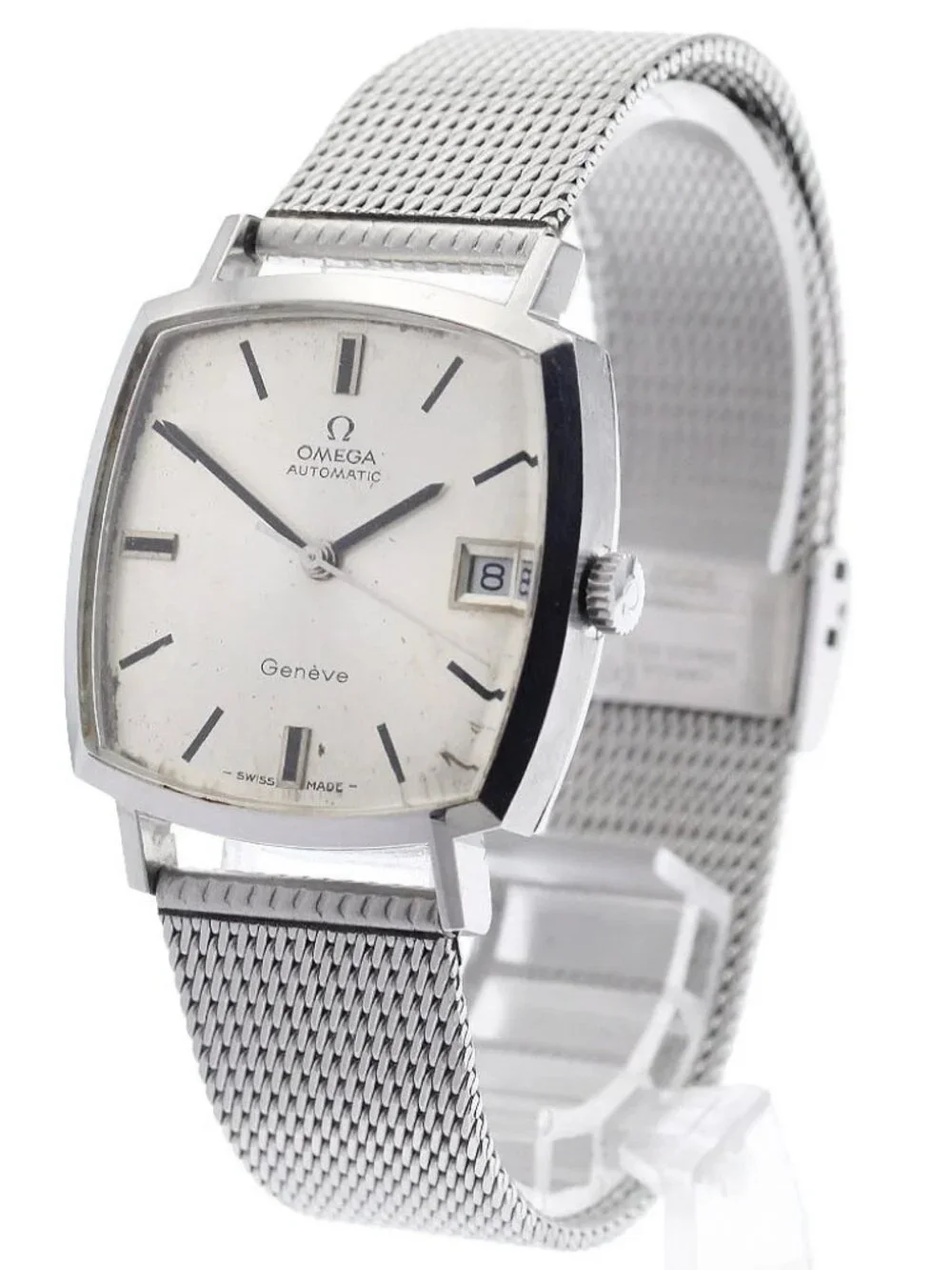 OMEGA Geneve 162.0010 Date Cal.565 Silver Dial Automatic Men's Watch